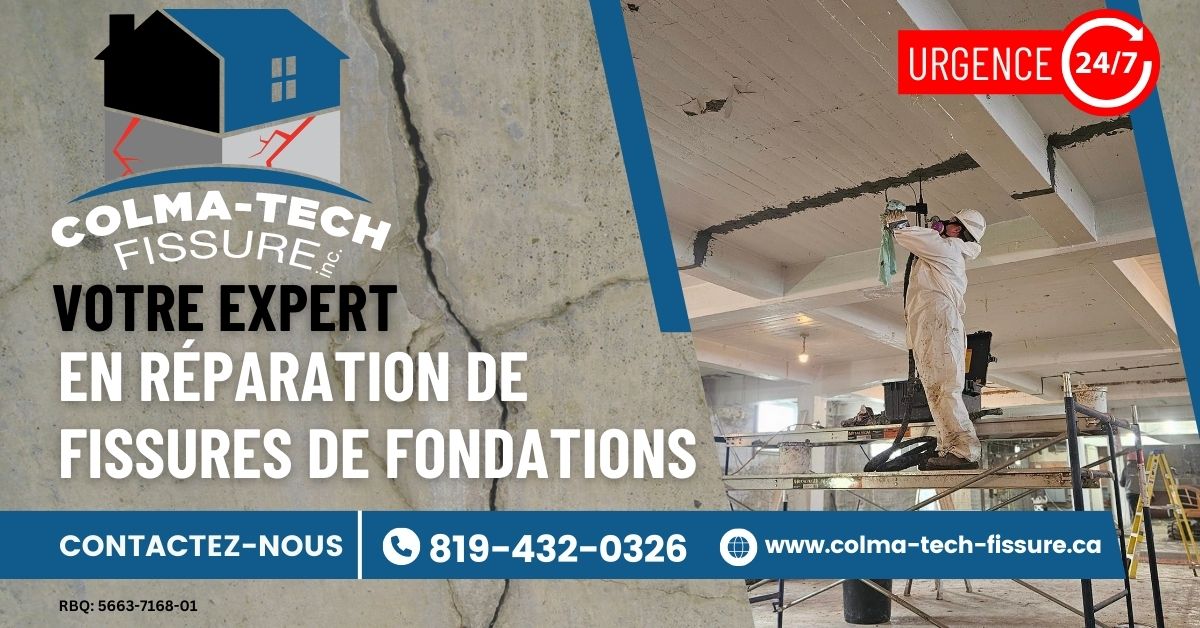 Fissure de fondation Bromont